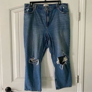 Ambercombie & Fitch size 18 Curve Love ankle straight ultra high rise